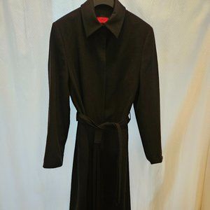Hugo Boss Hugo long black woolen coat